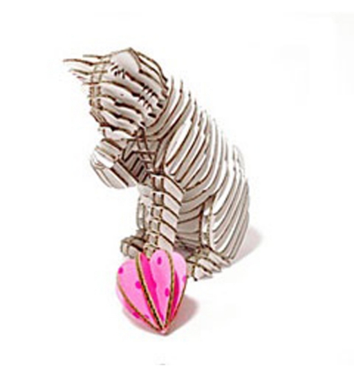 Tenon Art I'm Sorry Cat (White, not assemble)